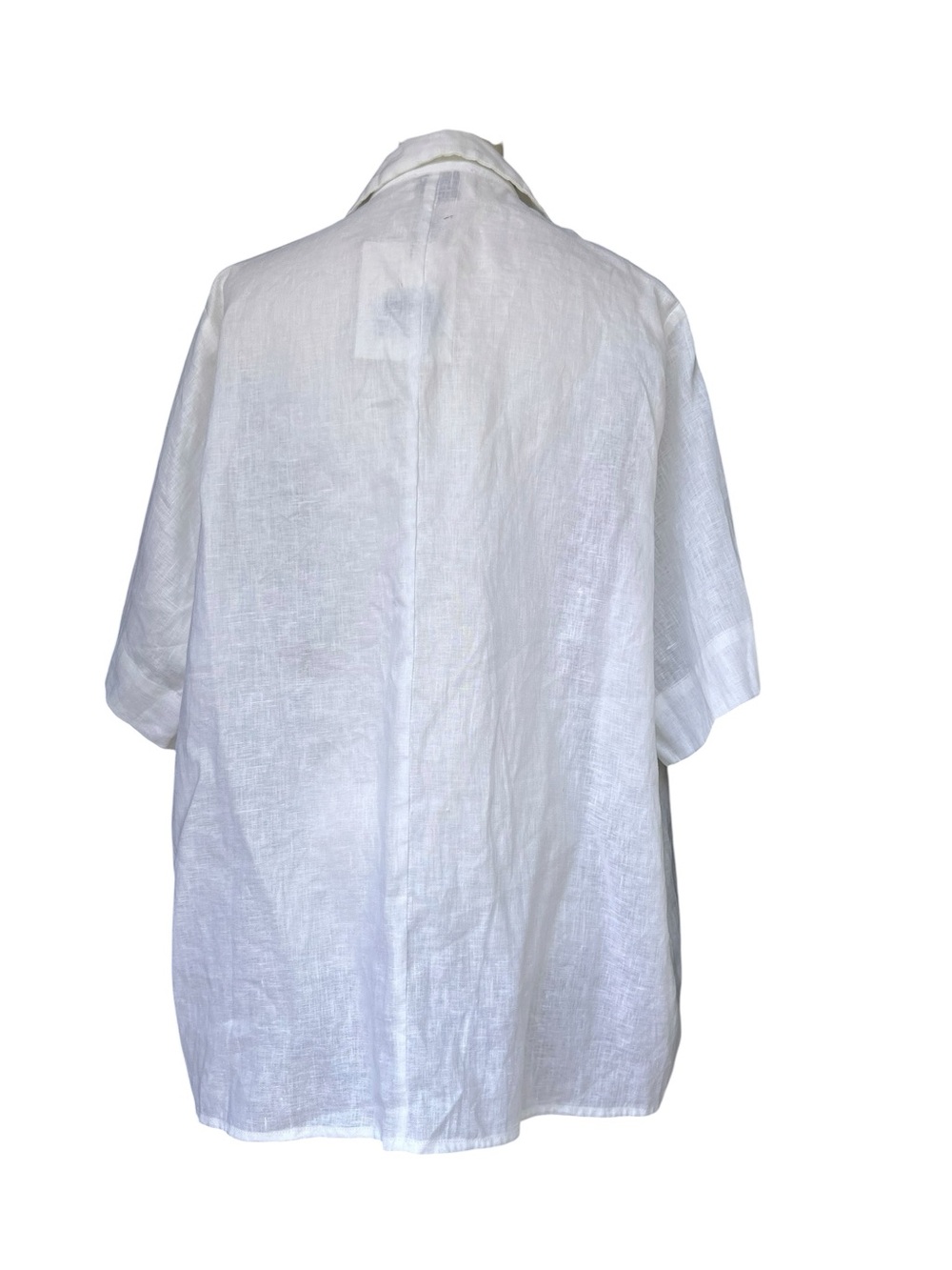 Dissh EMELIA White Linen Tie Relaxed Shirt Size US Size 6 NWT *Flaw - Picture 5 of 10
